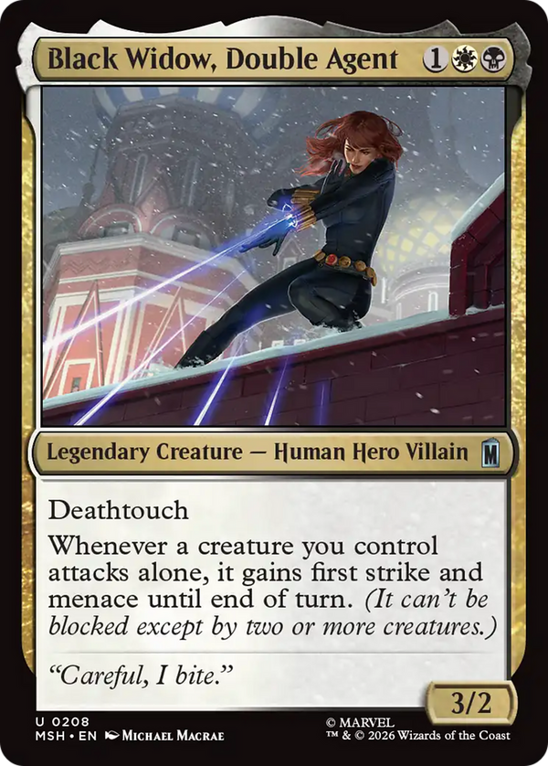 Black Widow, Double Agent (MSH) (Pre-Order)