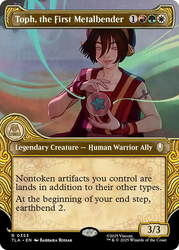 Toph, the First Metalbender - Elemental Frame Showcase (TLA)