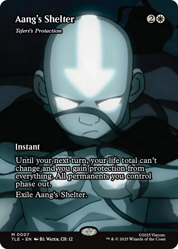 Aang's Shelter // Teferi's Protection - Borderless Source Material (TLE)