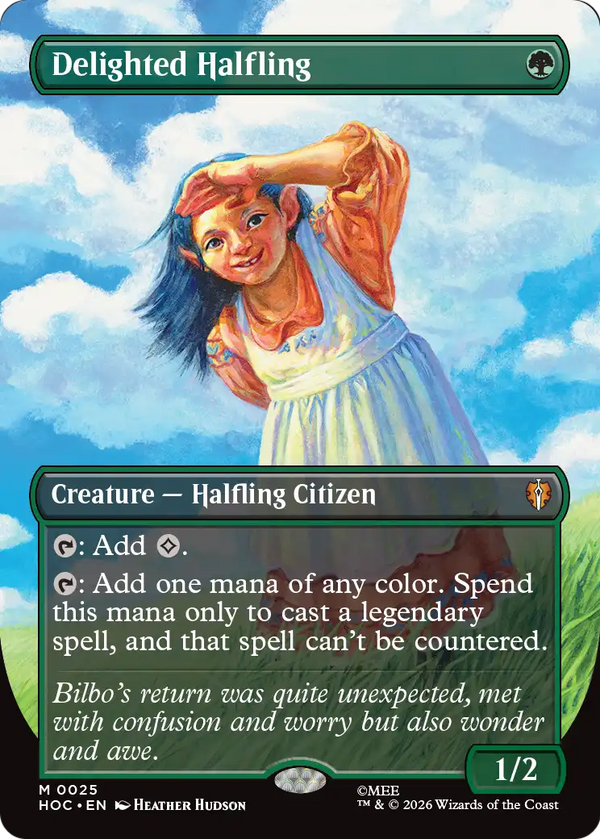 Delighted Halfling - Borderless (HOC)