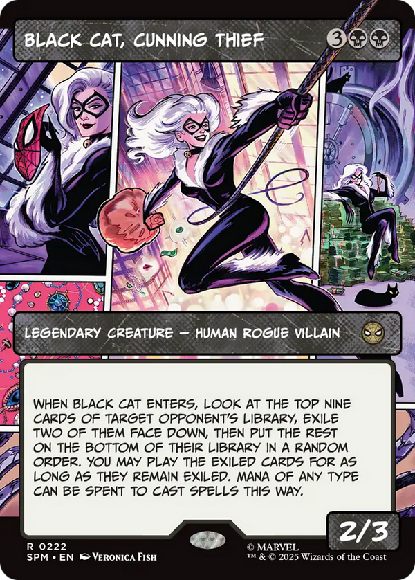 Black Cat, Cunning Thief - Panel Showcase (SPM)