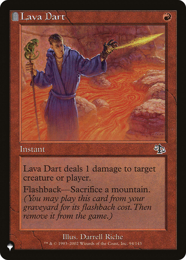 Lava Dart - JUD Reprint (PLST)