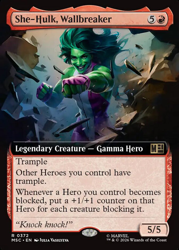 She-Hulk, Wallbreaker - Extended Art (MSC)