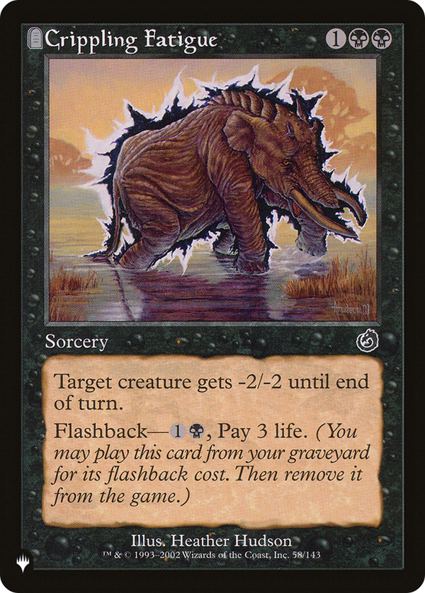 Crippling Fatigue - TOR Reprint (PLST)
