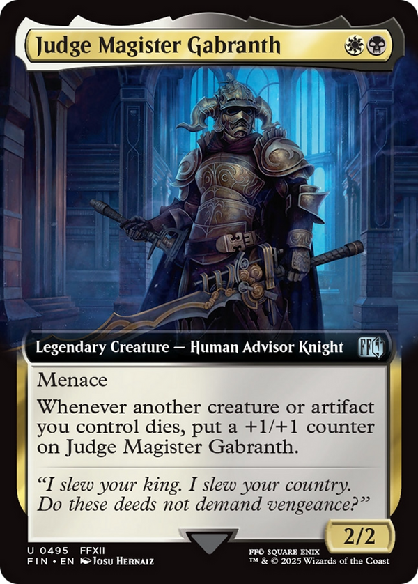 Judge Magister Gabranth - Extended Art (FIN)