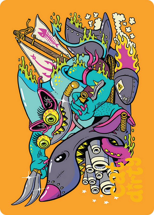 Fearless Swashbuckler - Gold-Stamped Art Card (ADFT)