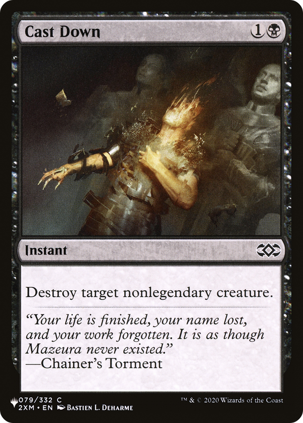 Cast Down - 2XM Reprint (PLST)
