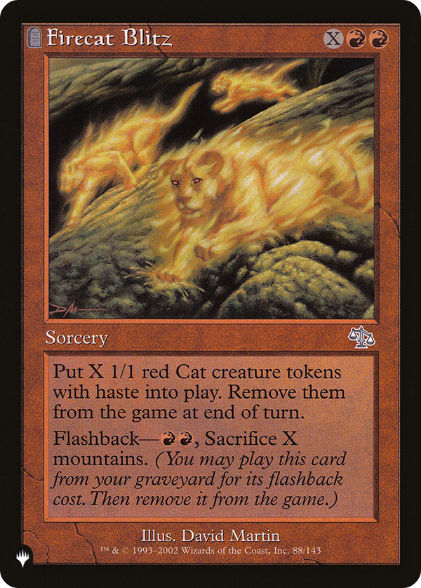 Firecat Blitz - JUD Reprint (PLST)