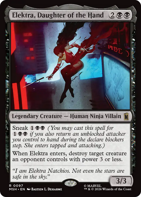 Elektra, Daughter of the Hand (MSH) (Pre-Order)