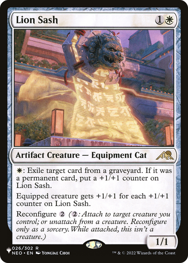 Lion Sash - NEO Reprint (PLST)