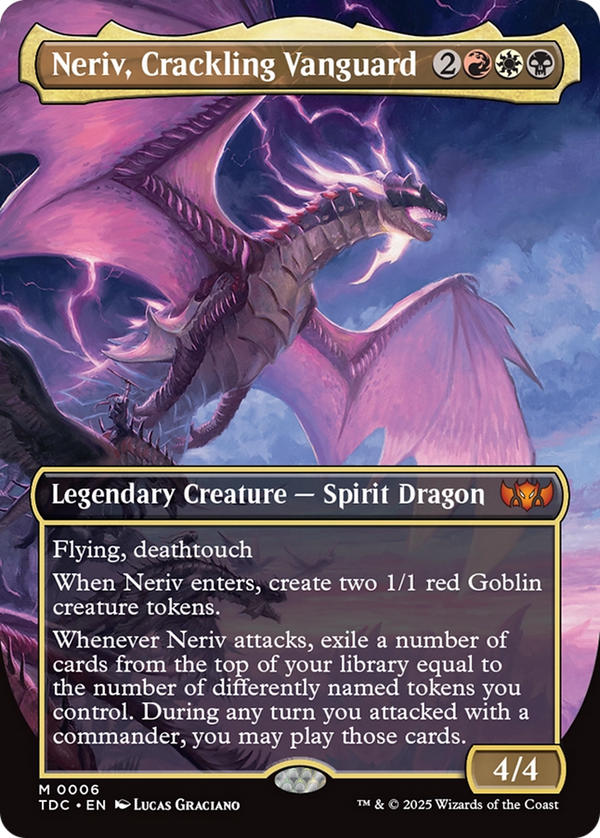 Neriv, Crackling Vanguard - Borderless (TDC)