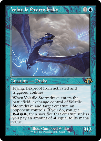 Volatile Stormdrake - Retro Frame (MH3)