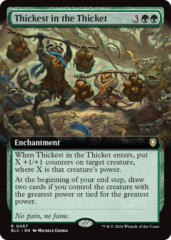 Thickest in the Thicket - Extended Art (BLC)