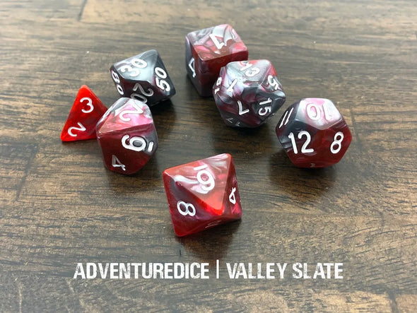 Adventure Dice - 7 Piece Set - Valley Slate