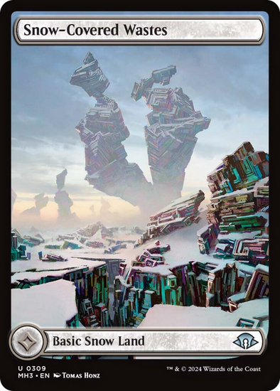 Snow-Covered Wastes (309) - Full Art (MH3)