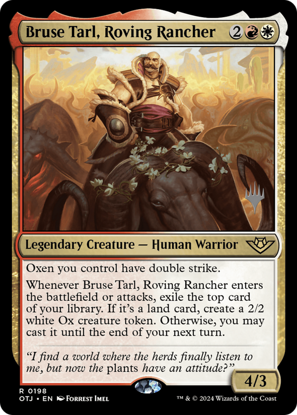 Bruse Tarl, Roving Rancher - Promo Pack (POTJ)