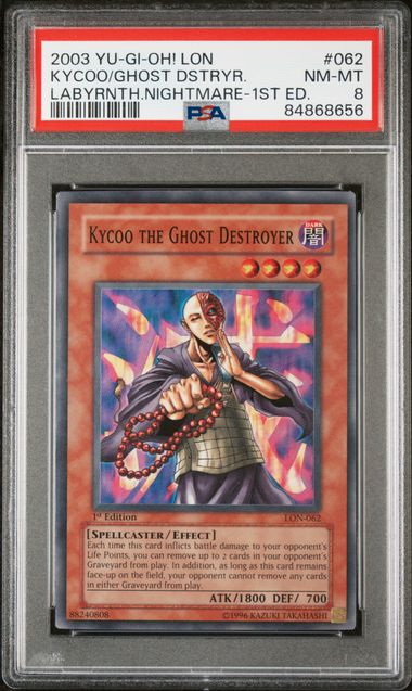 KYCOO/GHOST DSTRYR. (062) - YUGIOH LON-LABYRINTH OF NIGHTMARE - LABYRINTH/NIGHTMARE-1ST ED - NM-MT 8