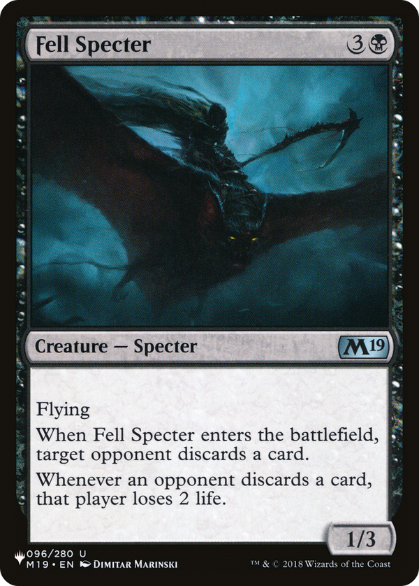 Fell Specter - M19 Reprint (PLST)