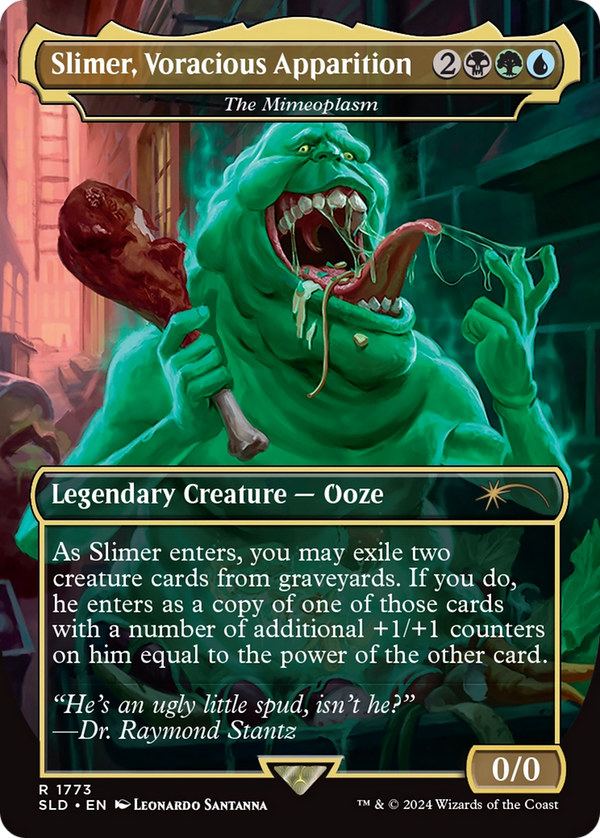 Slimer, Voracious Apparition // The Mimeoplasm - Ghostbusters: Slimer (SLD)