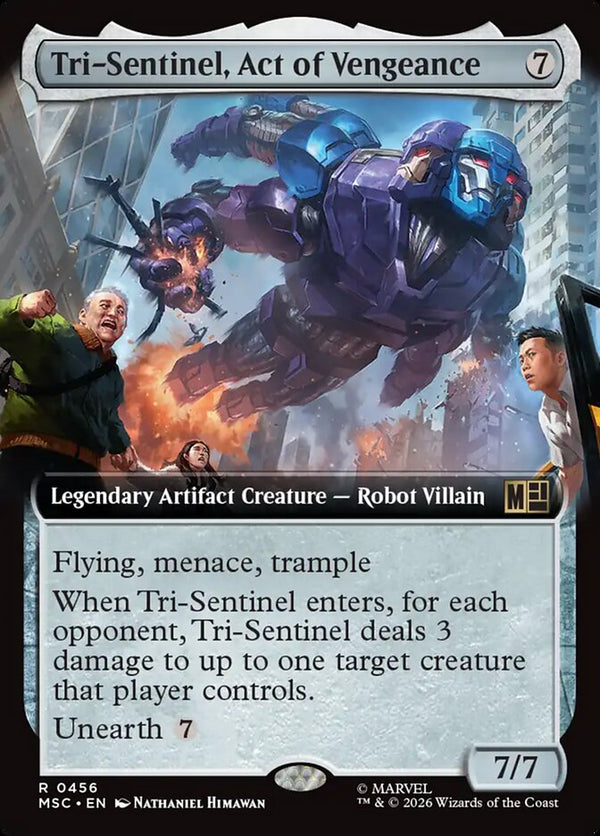 Tri-Sentinel, Act of Vengeance - Extended Art (MSC)