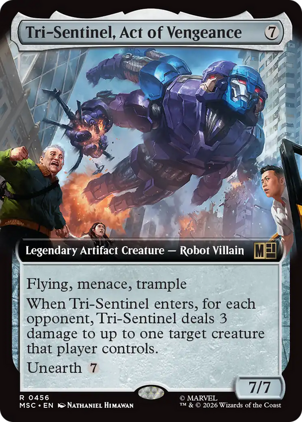 Tri-Sentinel, Act of Vengeance - Extended Art (MSC) (Pre-Order)