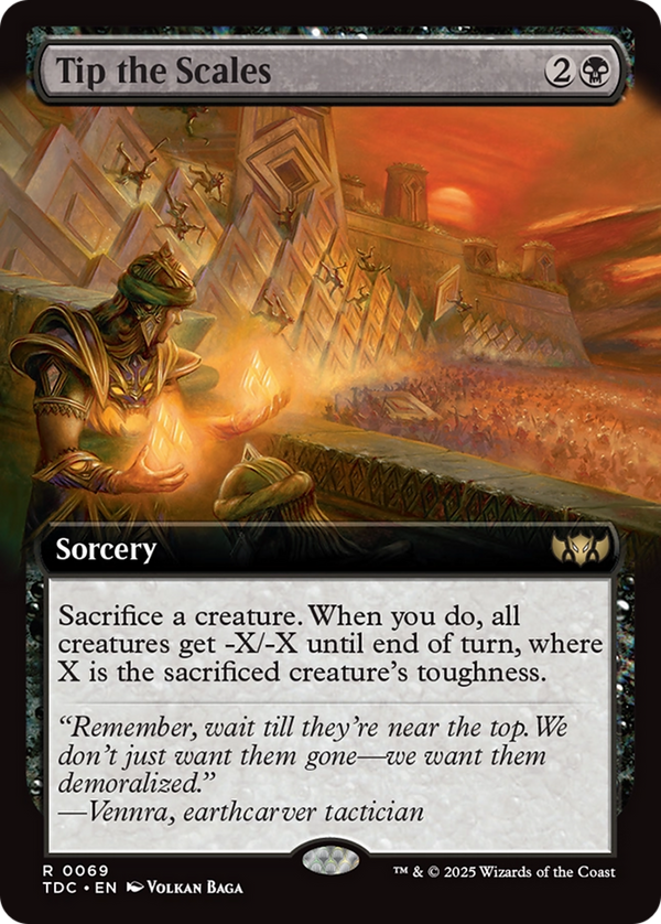 Tip the Scales - Extended Art (TDC)