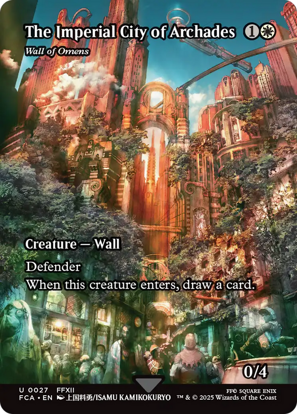 The Imperial City of Archades // Wall of Omens - Borderless (FCA)