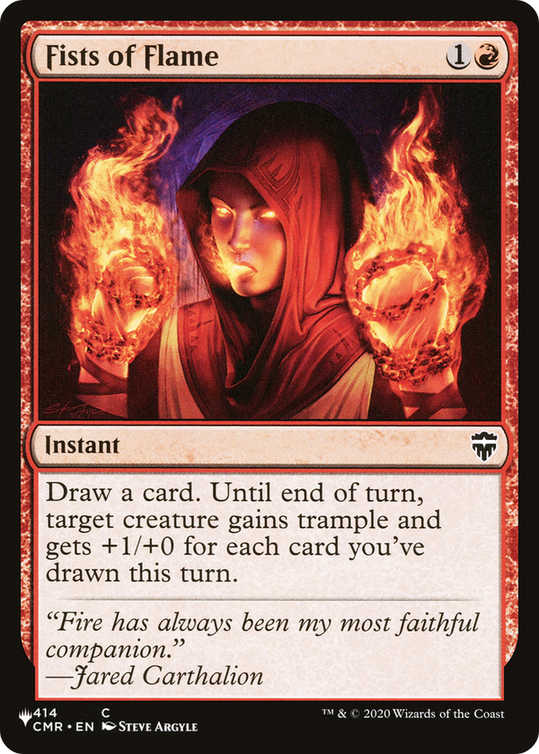 Fists of Flame - CMR Reprint (PLST)
