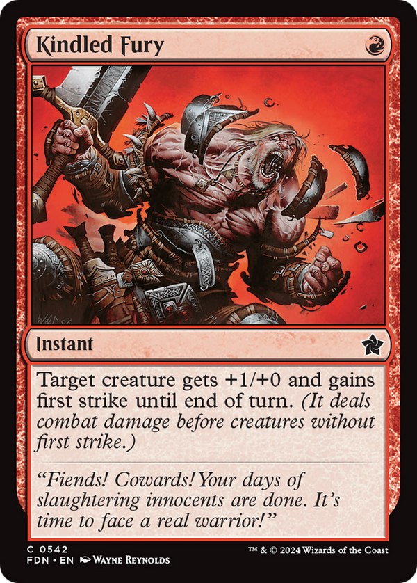 Kindled Fury (FDN)