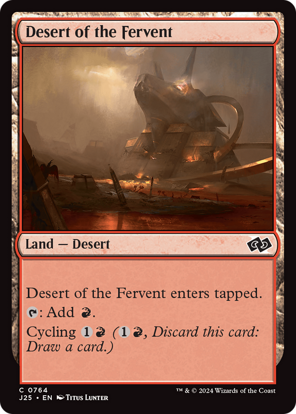 Desert of the Fervent (J25)