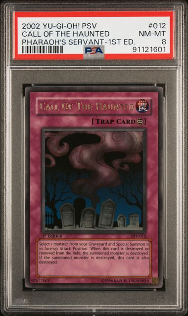 CALL OF THE HAUNTED (012) - YUGIOH PSV-PHARAOH'S SERVANT - PHARAOH'S SERVANT-1ST ED. - NM-MT 8