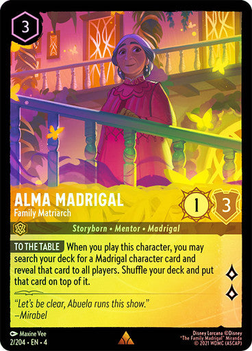 Alma Madrigal (Family Matriarch) - 2/204 - Rare (Foil)