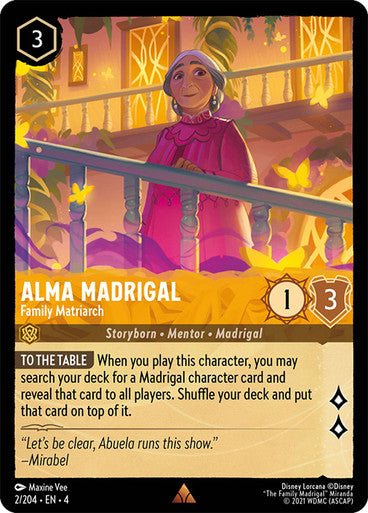 Alma Madrigal (Family Matriarch) - 2/204 - Rare