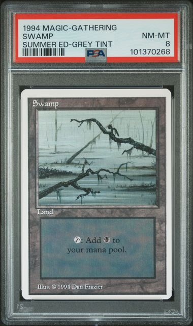 Swamp (C) - Summer Magic - PSA Graded 8 101370268