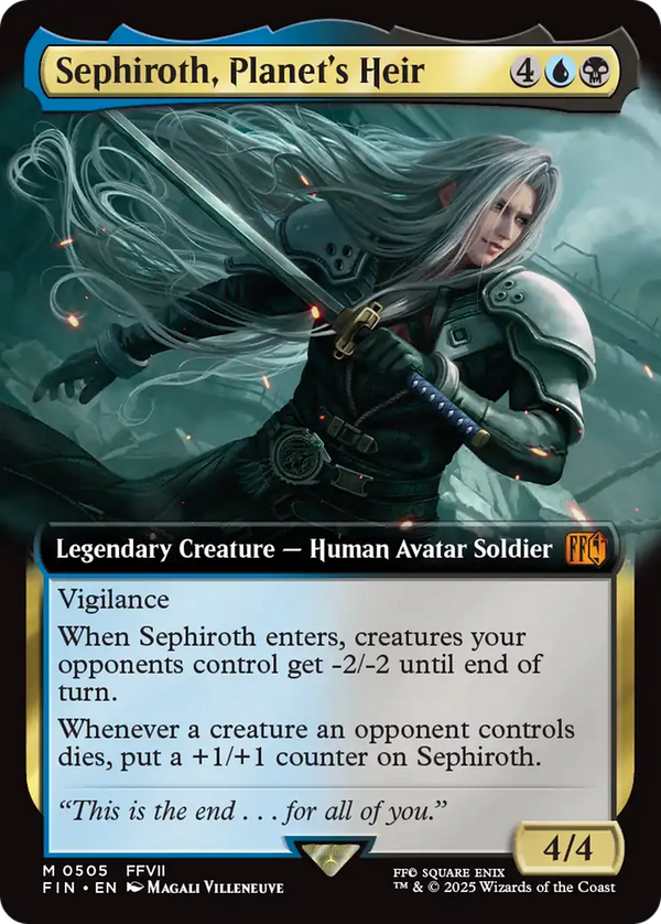 Sephiroth, Planet's Heir - Extended Art (FIN)