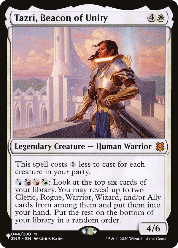 Tazri, Beacon of Unity - ZNR Reprint (PLST)