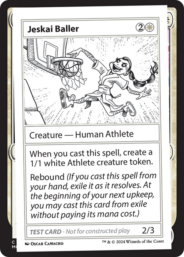 Jeskai Baller - Test Card (MB2)