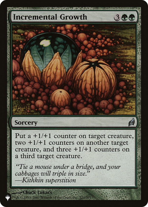 Incremental Growth - LRW Reprint (PLST)