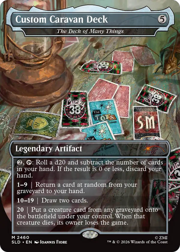 Custom Caravan Deck // The Deck of Many Things - Fallout: Welcome To New Vegas (SLD)