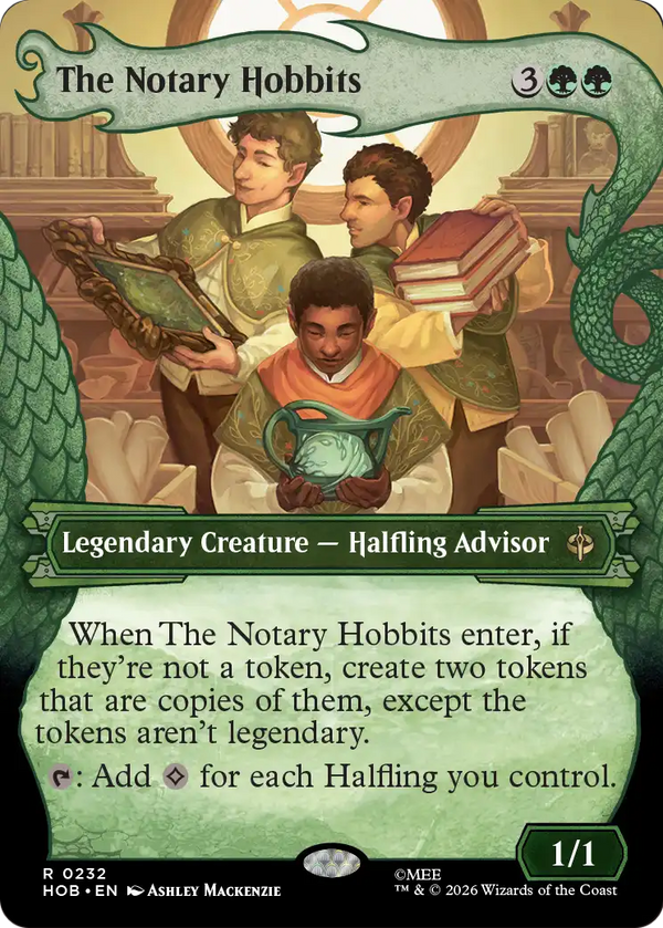 The Notary Hobbits - Dragon Hoard Frame (HOB)