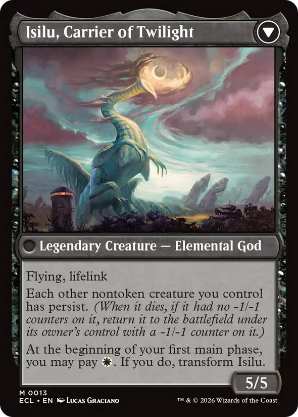 Eirdu, Carrier of Dawn // Isilu, Carrier of Twilight (ECL)