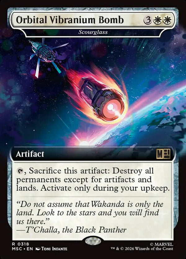 Orbital Vibranium Bomb // Scourglass - Extended Art (MSC)