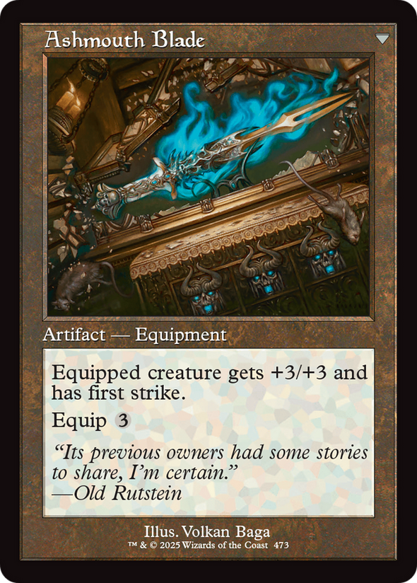 Neglected Heirloom // Ashmouth Blade - Retro Frame (INR)
