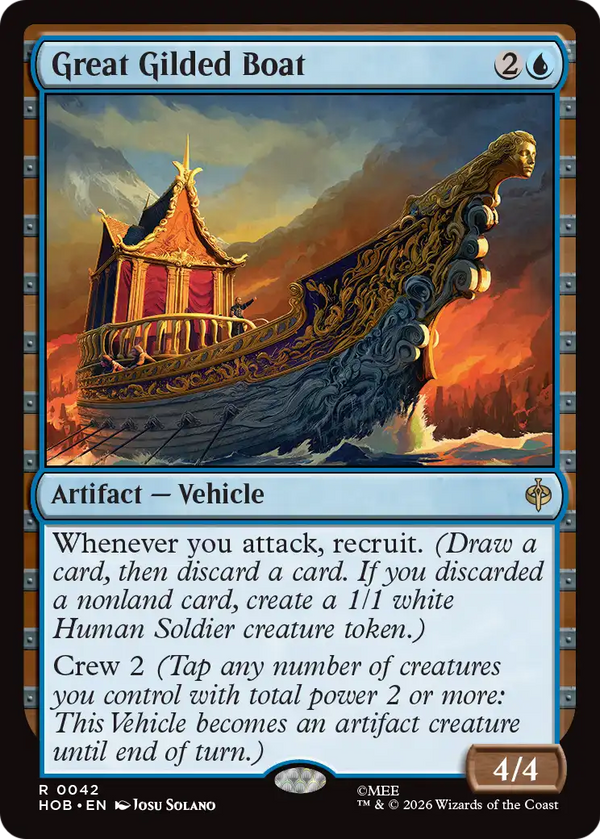 Great Gilded Boat (HOB) (Pre-Order)