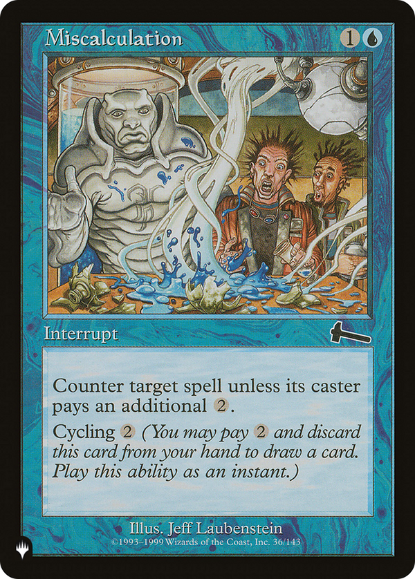 Miscalculation - ULG Reprint (PLST)