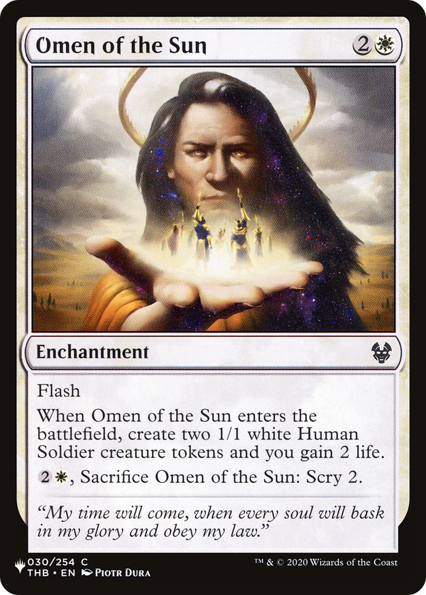 Omen of the Sun - THB Reprint (PLST)