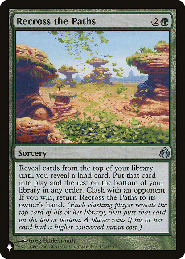 Recross the Paths - MOR Reprint (PLST)