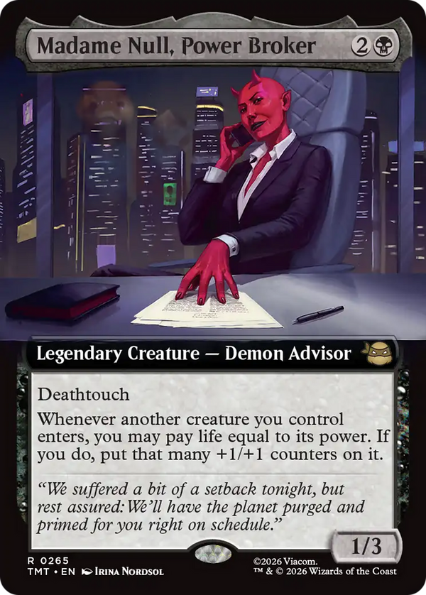 Madame Null, Power Broker - Extended Art (TMT)