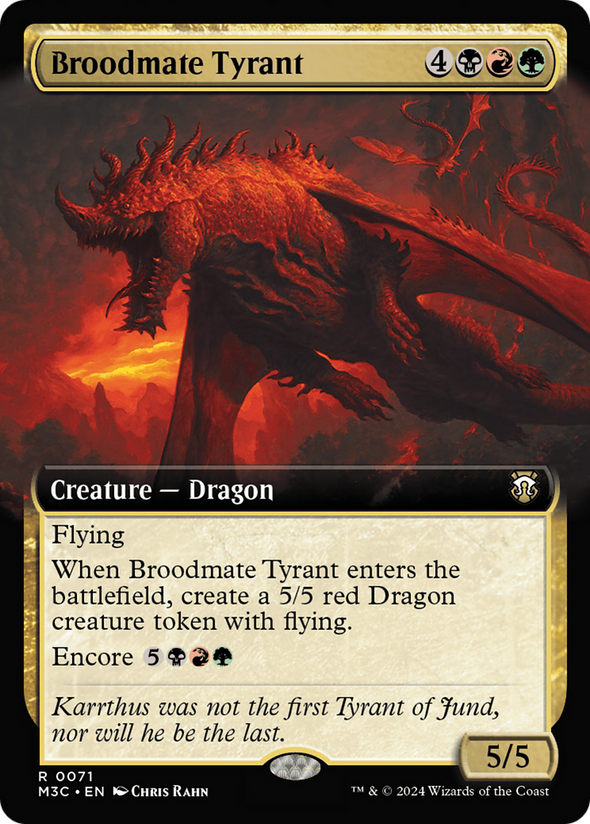 Broodmate Tyrant - Extended Art (M3C)