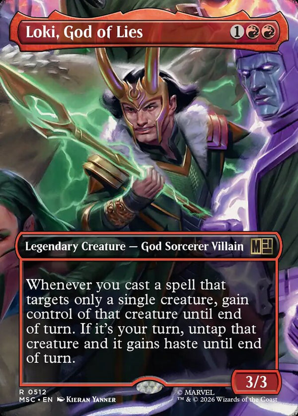 Loki, God of Lies - Borderless Scene: Villains Unleashed (MSC)
